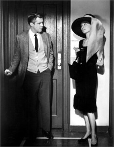 BREAKFAST AT TIFFANYS, George Peppard, Audrey Hepburn, 1961