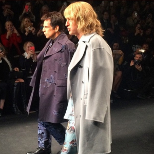 Derek Zoolander and Hansel McDonald walking for Valentino