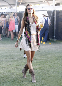 Alessandra Ambrosio Loving Coachella Music Festival!