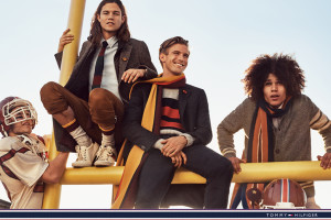 Tommy Hilfiger's fall ad campaign featuring "Team Hilfiger."