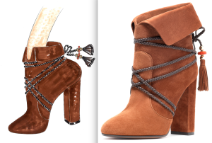 Aquazzura X Poppy Delevingne Moonshine Ankle Boots