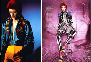David Bowie as Ziggy Stardust in fashion