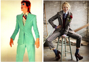David Bowie in Life On Mars in 1971 vs fashion